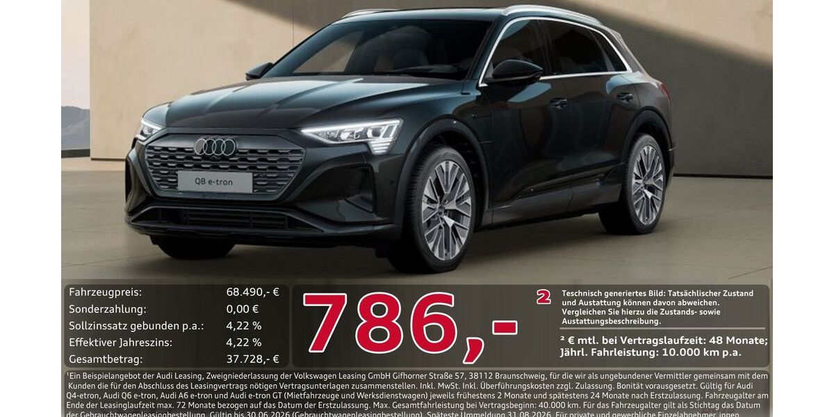 Audi Q8 e-tron 31.225 km 68.490 &euro; Ingolstadt 85057