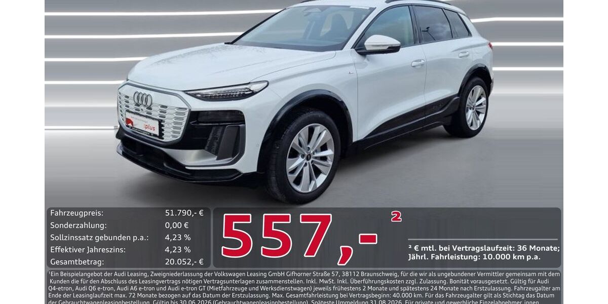Audi Q6 e-tron 7.052 km 51.790 &euro; Ingolstadt 85057