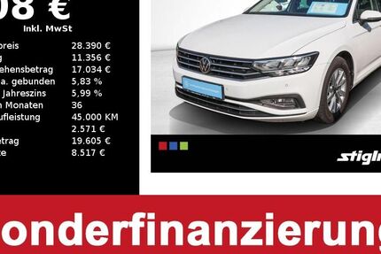 VW Passat Variant 44.098 km 28.390 &euro; Schrobenhausen 86529