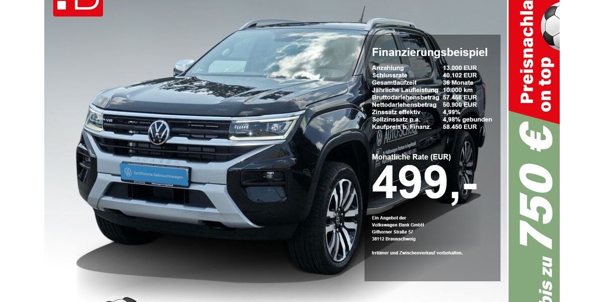 VW Amarok 8.999 km 57.950 &euro; Ingolstadt 85053