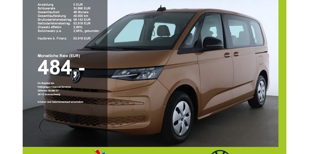 VW T7 Multivan 19.727 km 52.910 &euro; Mainburg 84048