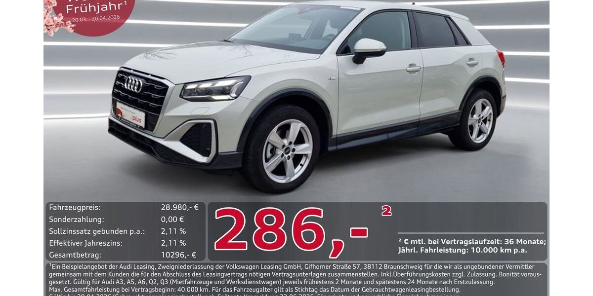Audi Q2 5.609 km 28.980 &euro; Ingolstadt 85057