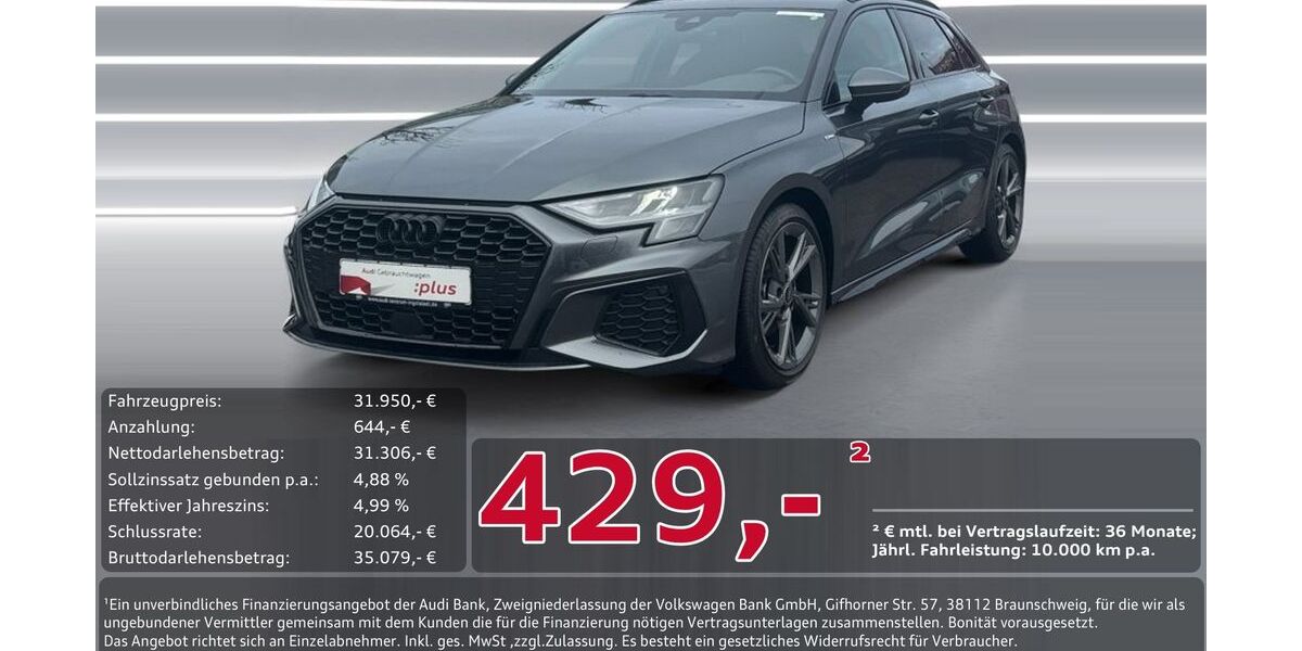 Audi A3 19.105 km 31.950 &euro; Ingolstadt 85057