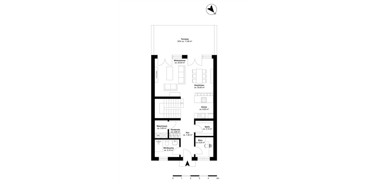 Reihenmittelhaus Neustadt a d Donau Neustadt - 5 Zimmer, 168 m&sup2;, 585.000&euro; | Angebot:25740432