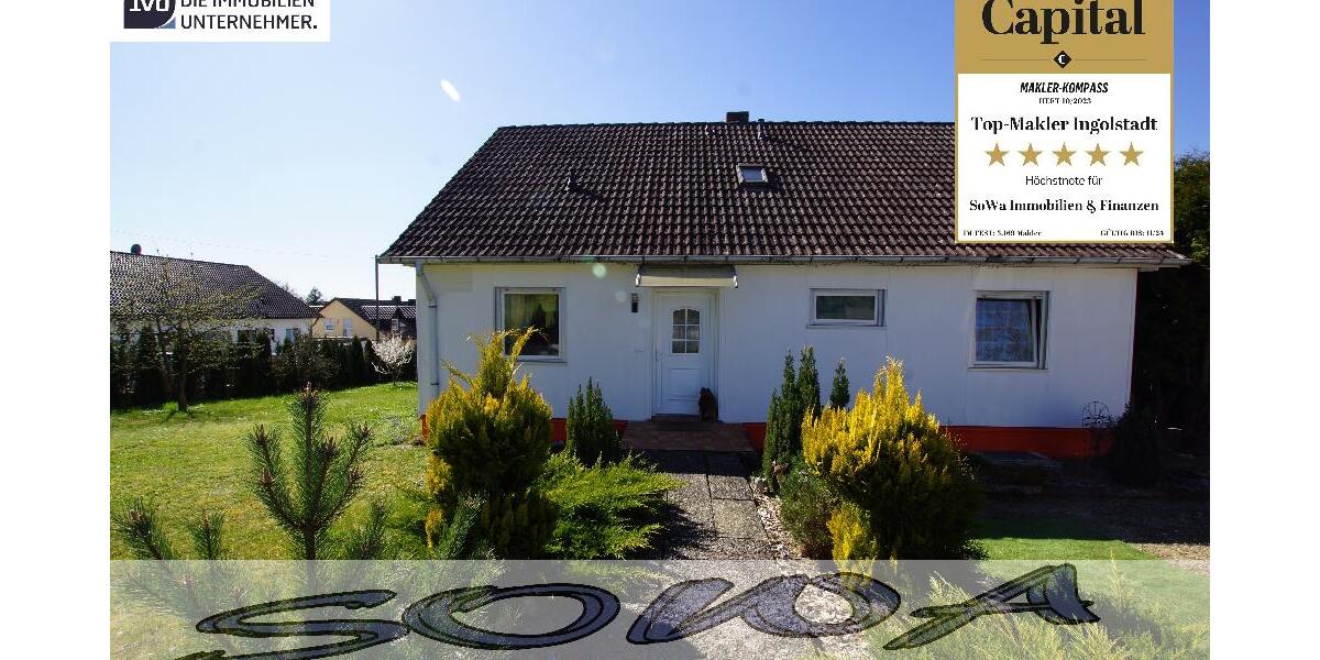 Schönes Einfamilienhaus auf großzügigem Grundstück mit Keller - Rennertshofen - Ein Objekt von Ihrem Immobilienpartner SOWA Immobilien und Finanzen - Einfamilienhaus Rennertshofen | Angebot:25256300