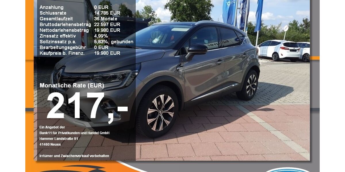 Renault Captur 28.000 km 18.480 &euro; Neustadt / Donau 93333