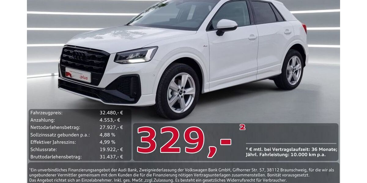 Audi Q2 14.300 km 32.480 &euro; Ingolstadt 85057