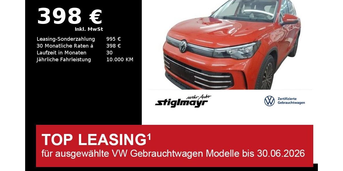 VW Tiguan 10.145 km 43.490 &euro; Pfaffenhofen/Ilm 85276