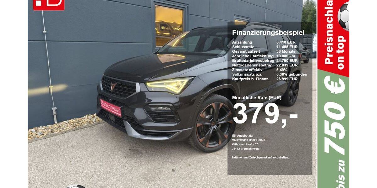 Cupra Ateca 136.865 km 26.999 &euro; Riedenburg 93339