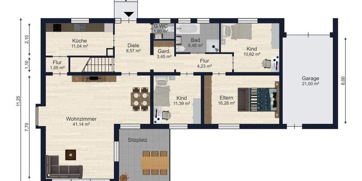 Bungalow Neustadt - 5 Zimmer, 140 m&sup2;, 465.000&euro; | Angebot:25690971