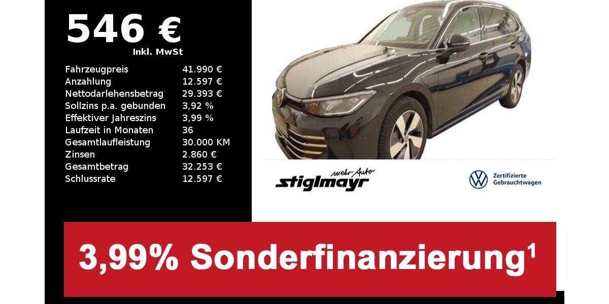 VW Passat Variant 23.194 km 41.990 &euro; Pfaffenhofen/Ilm 85276