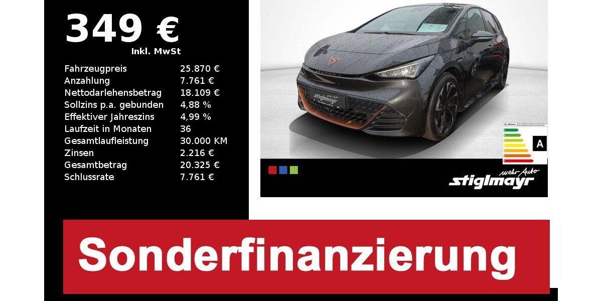 Cupra Born 41.481 km 24.970 &euro; Pfaffenhofen/Ilm 85276