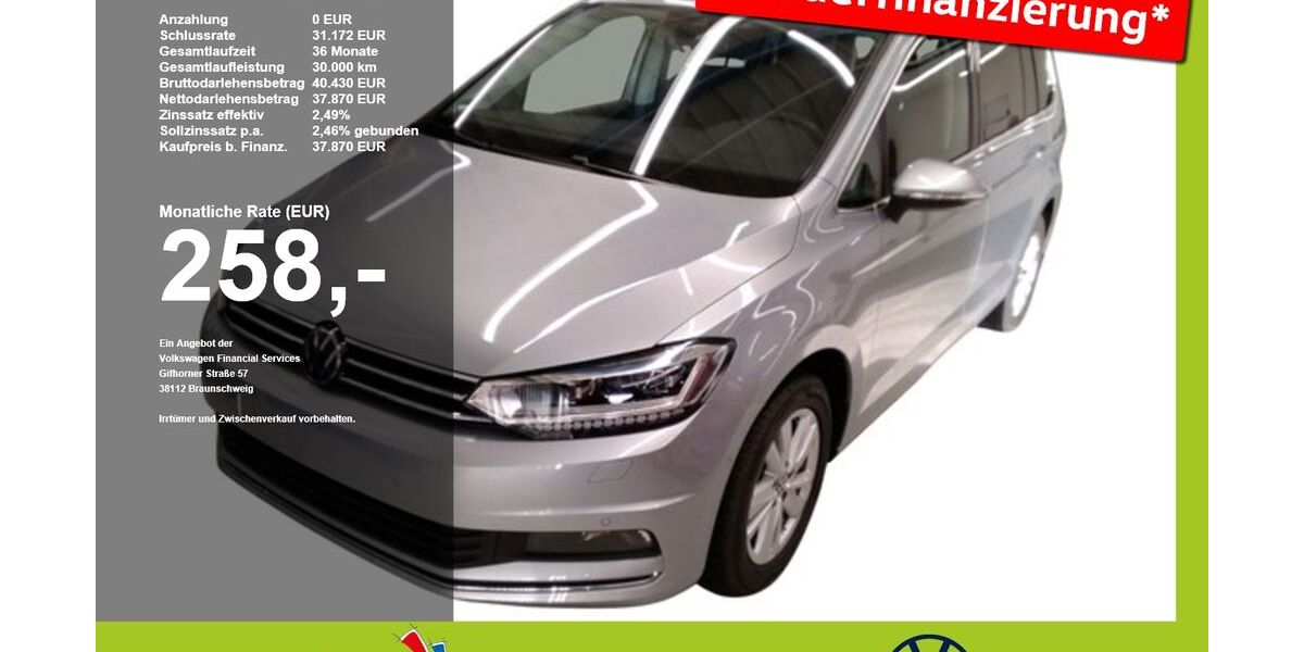 VW Touran 5.000 km 36.960 &euro; Mainburg 84048