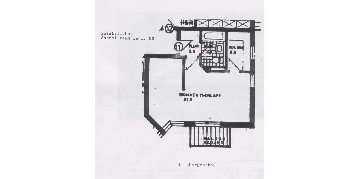 Etagenwohnung Ingolstadt Nordost - 2 Zimmer, 48 m&sup2;, 180.000&euro; | Angebot:26029579