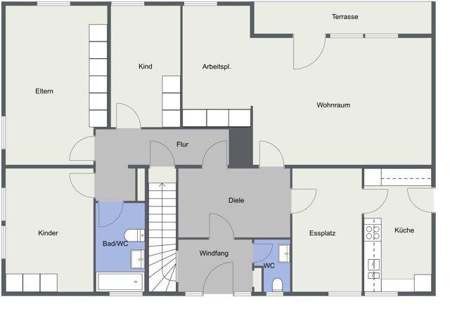 Bungalow Wettstetten - 5 Zimmer, 130 m&sup2;, 497.000&euro; | Angebot:25662767