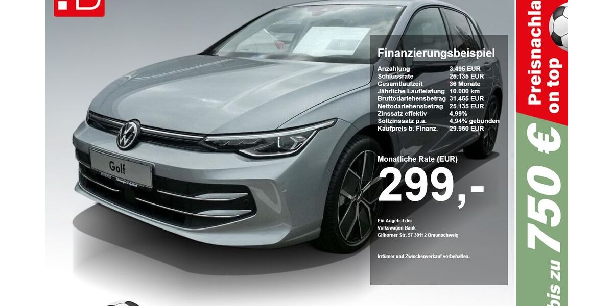 VW Golf 2.900 km 29.750 &euro; Ingolstadt 85053