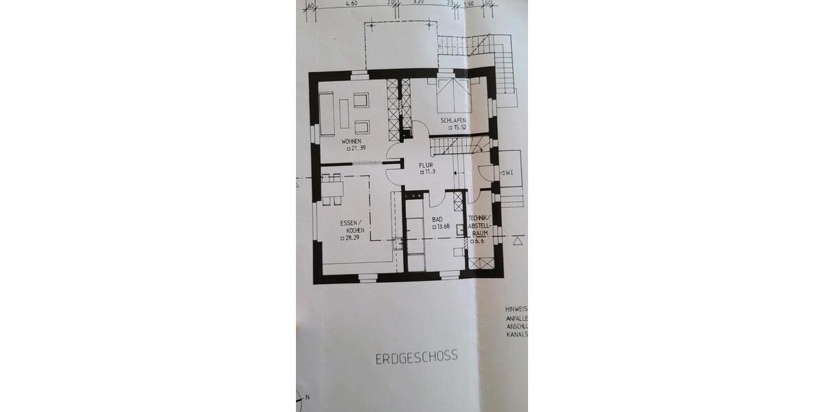 Erdgeschoßwohnung Walting - 3 Zimmer, 90 m&sup2;, 650&euro; | Angebot:24840994