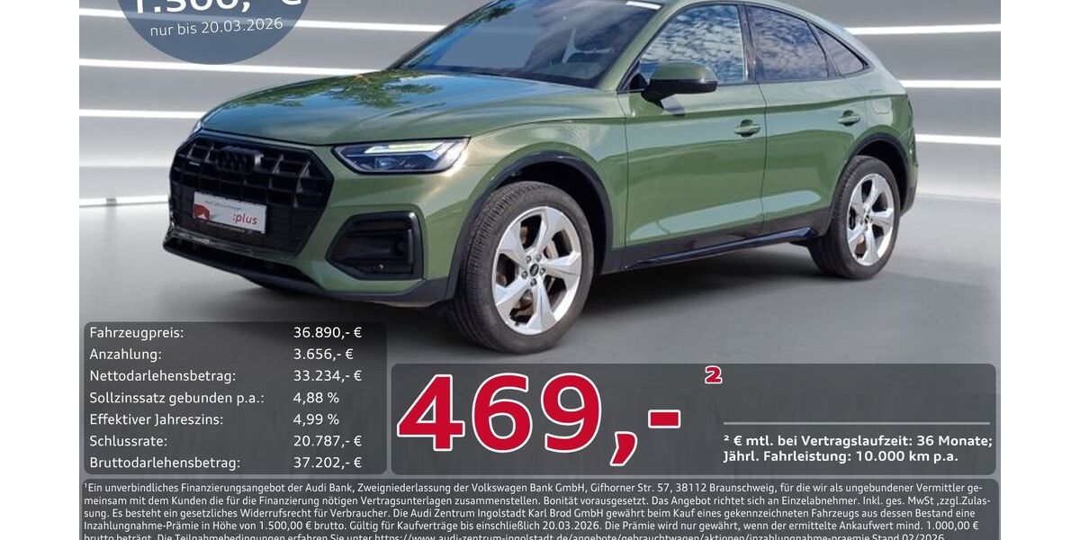 Audi Q5 43.964 km 36.390 &euro; Ingolstadt 85057