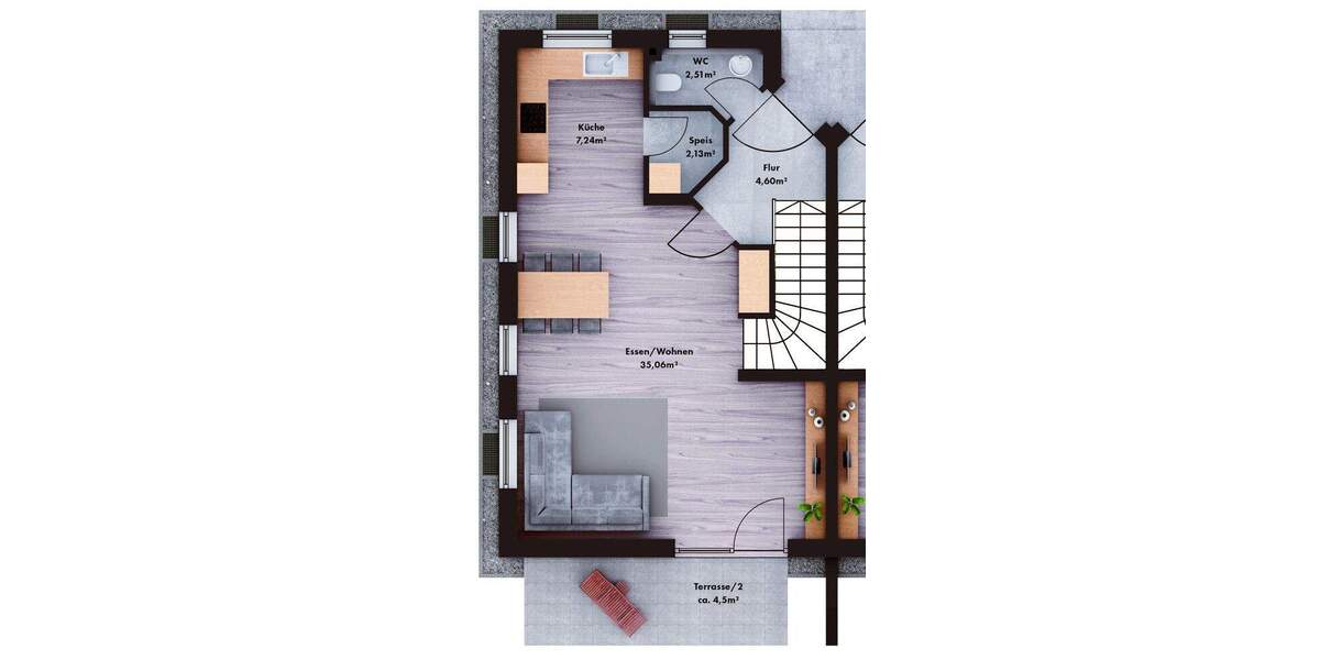 Doppelhaushälfte Karlskron - 5 Zimmer, 130 m&sup2;, 659.000&euro; | Angebot:25776321