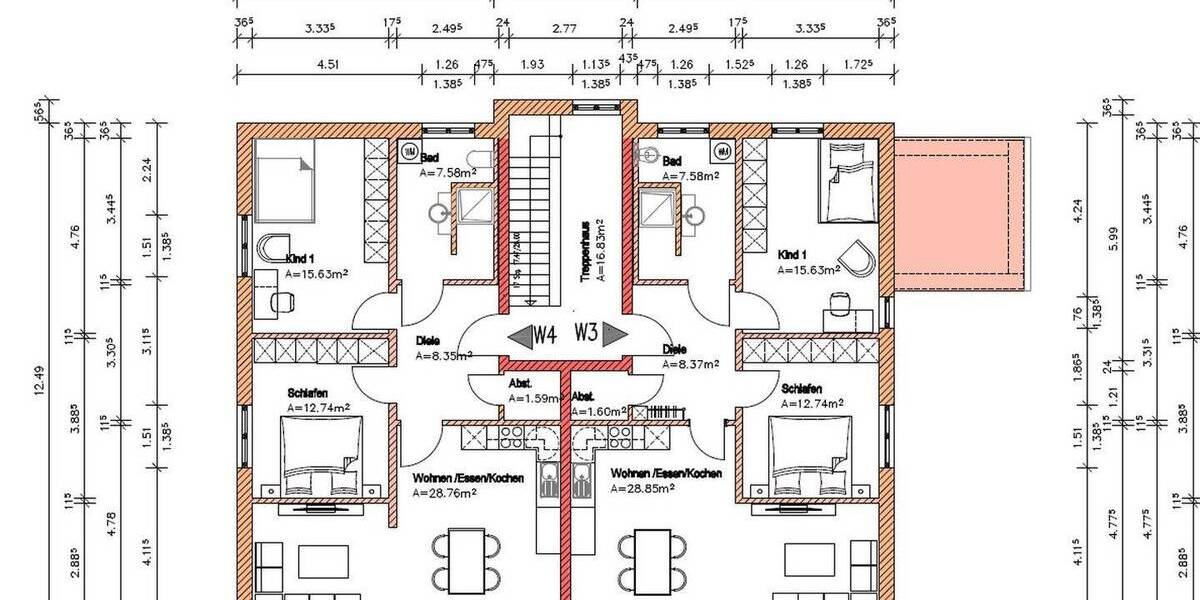Etagenwohnung Vohburg-Irsching Irsching - 2 Zimmer, 81 m&sup2;, 360.000&euro; | Angebot:25957577