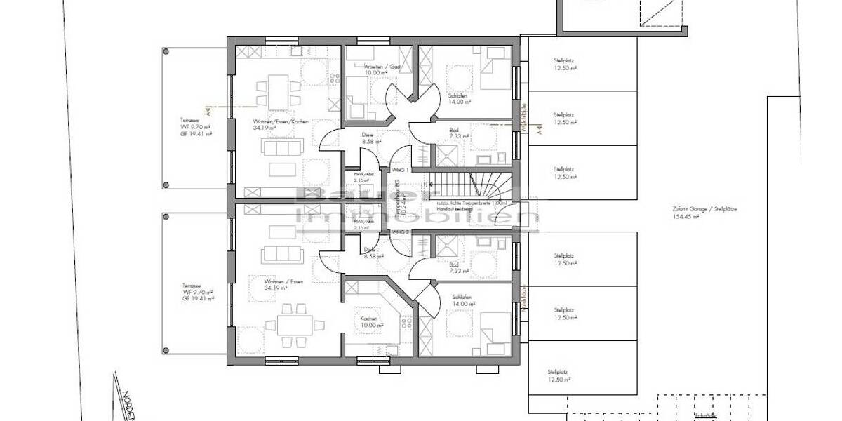 Etagenwohnung Gaimersheim - 3 Zimmer, 86 m&sup2;, 499.500&euro; | Angebot:26410194