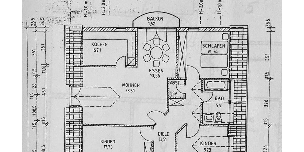 Etagenwohnung Hepberg - 4 Zimmer, 100 m&sup2;, 410.000&euro; | Angebot:25740324