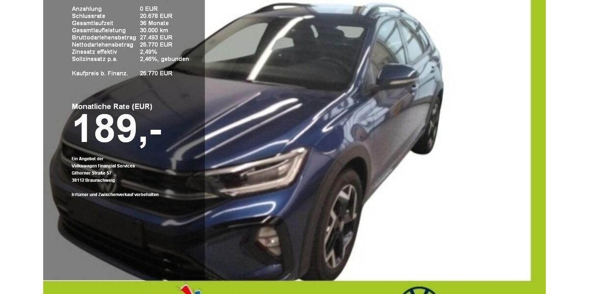 VW Taigo 14.400 km 25.160 &euro; Mainburg 84048