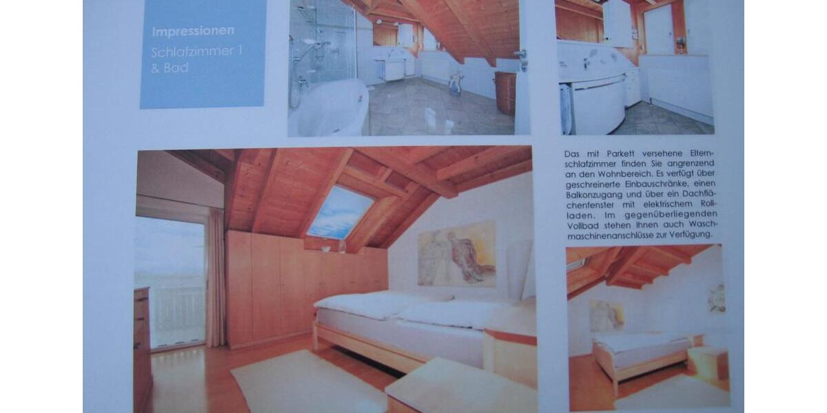 Dachgeschoßwohnung Ingolstadt Nordost - 3 Zimmer, 120 m&sup2;, 1.250&euro; | Angebot:25613997