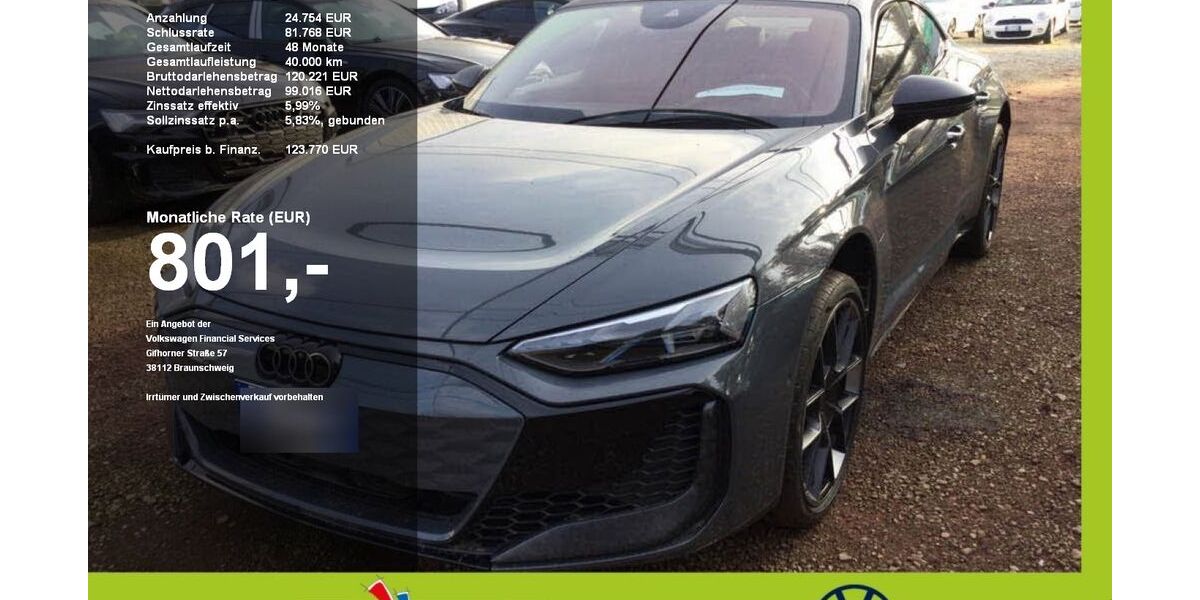 Audi RS e-tron GT 26.196 km 128.879 &euro; Mainburg 84048
