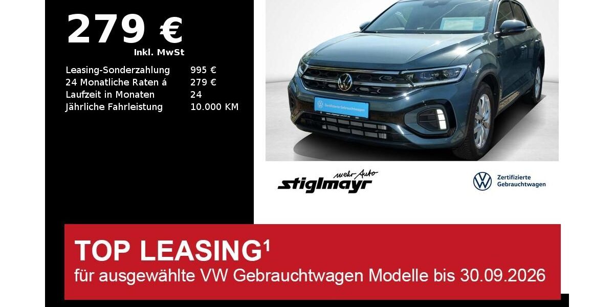VW T-Roc 9.628 km 33.940 &euro; Schrobenhausen 86529