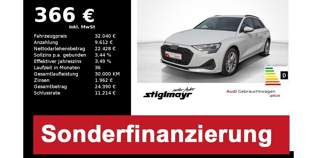 Audi A3 7.415 km 31.420 &euro; Pfaffenhofen 85276