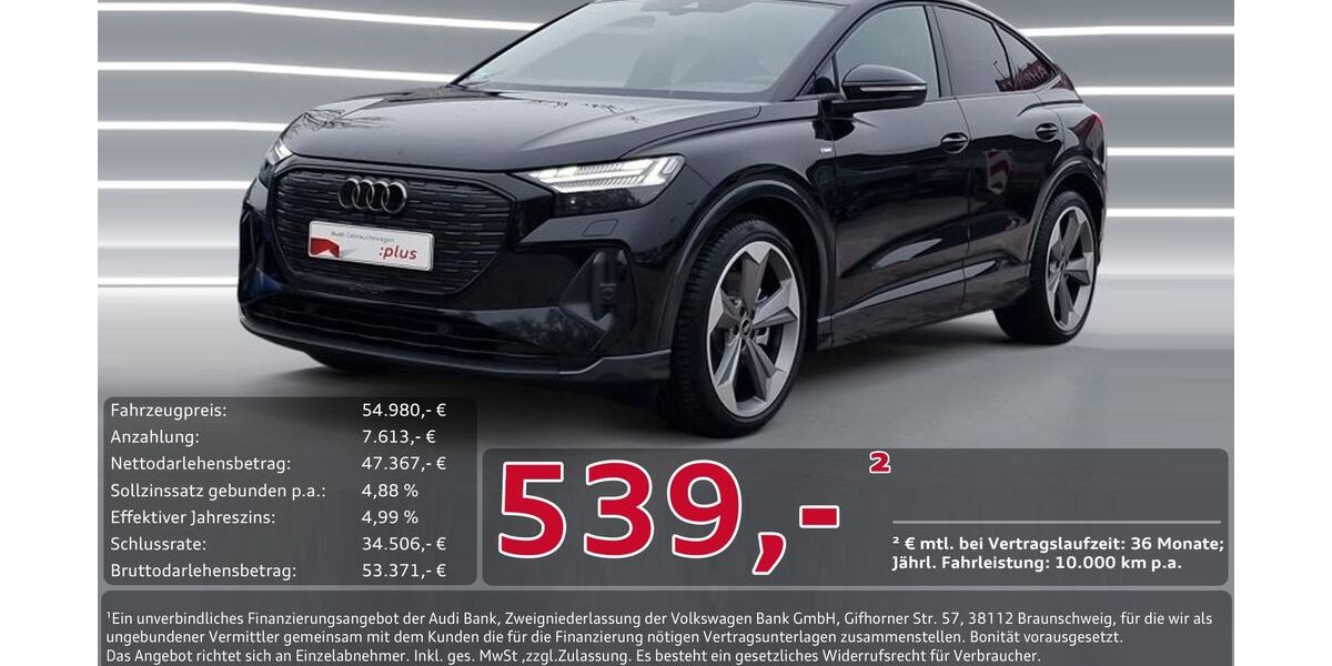 Audi Q4 e-tron 20.600 km 54.980 &euro; Ingolstadt 85057