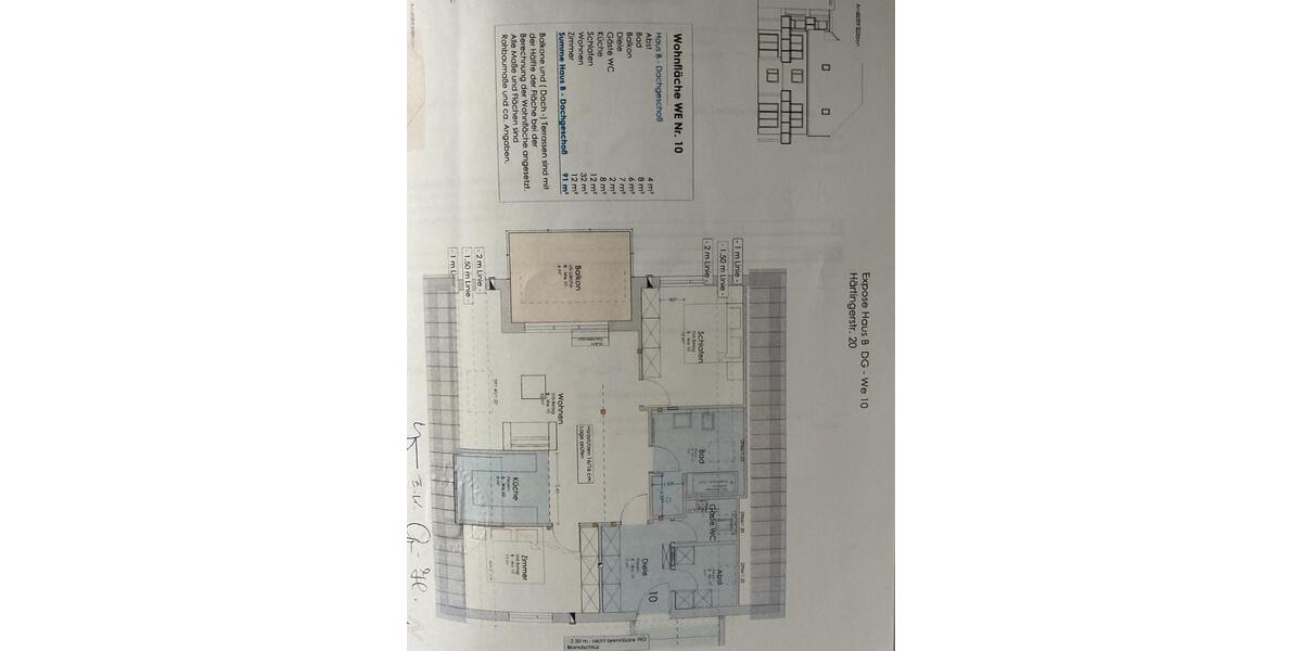 Dachgeschoßwohnung Ingolstadt Münchener Straße - 3.5 Zimmer, 91 m&sup2;, 1.300&euro; | Angebot:25838054